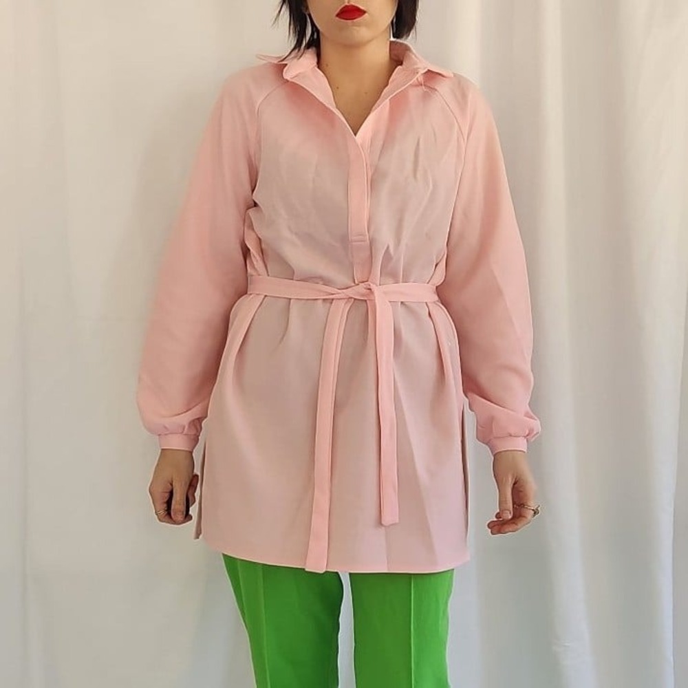 70s Pink Tunic‎ Top